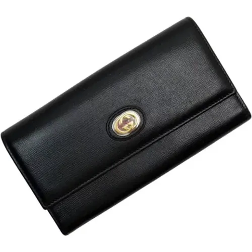 Pre-owned Wallets, female, , Size: ONE SIZE Pre-owned Leather wallets - Gucci Vintage - Modalova