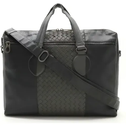 Pre-owned Leder aktentasche - Bottega Veneta Vintage - Modalova