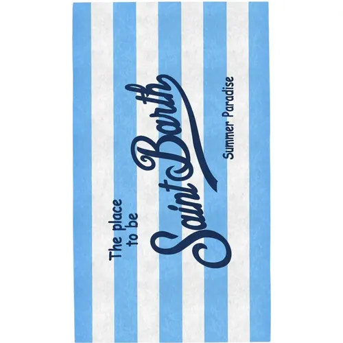 Light Blue Seawear Beach Towel , male, Sizes: ONE SIZE - MC2 Saint Barth - Modalova