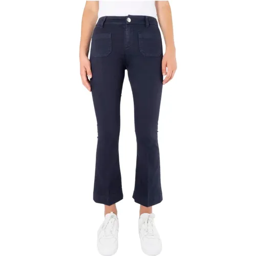Francoise Flared Jeans mit Logo-Details , Damen, Größe: W26 - Seafarer - Modalova