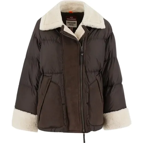 Winter Jackets, female, , Size: XS Shearling Down Jacket - Parajumpers - Modalova