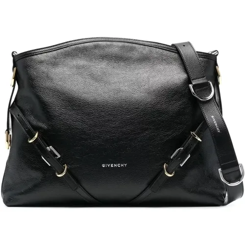 Schultertasche aus genarbtem Leder mit Logo,VOYOU Medium Stilvolle Tasche - Givenchy - Modalova