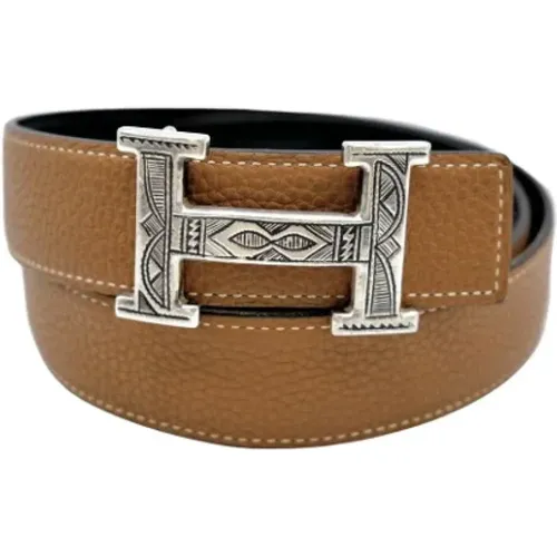 Pre-owned Belts, female, , Size: ONE SIZE Pre-owned Leather belts - Hermès Vintage - Modalova