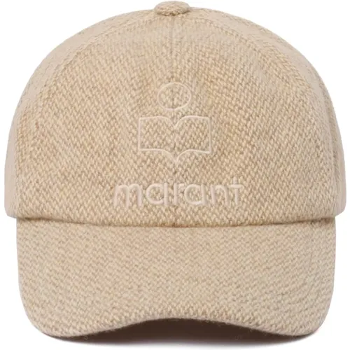 Caps, unisex, , Size: 57 CM Embroidered Logo Cap - Isabel marant - Modalova