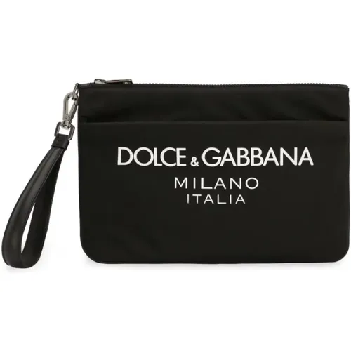 Schwarze Taschen , Herren, Größe: ONE Size - Dolce & Gabbana - Modalova