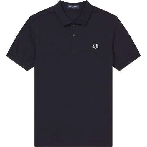 Baumwoll-Piqué Regular Fit Hemd , Herren, Größe: 2XL - Fred Perry - Modalova