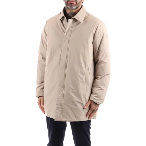 Regular Fit Waterproof Coat , male, Sizes: S - Museum - Modalova