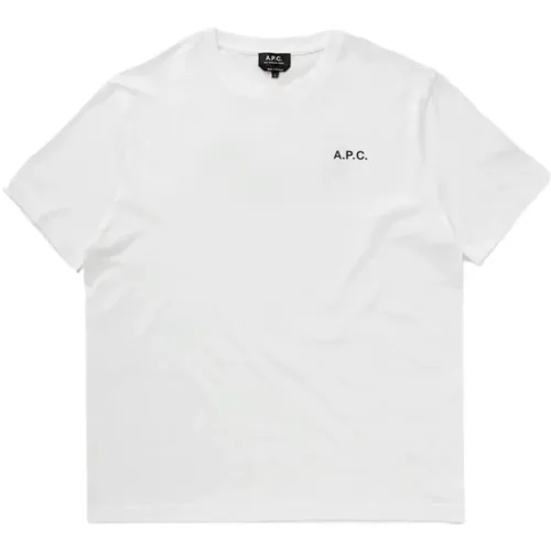 Organische Baumwoll Wave T-Shirt , Herren, Größe: 2XL - A.p.c. - Modalova