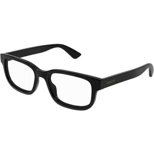 Schwarze Rahmenbrille , unisex, Größe: 53 MM - Gucci - Modalova