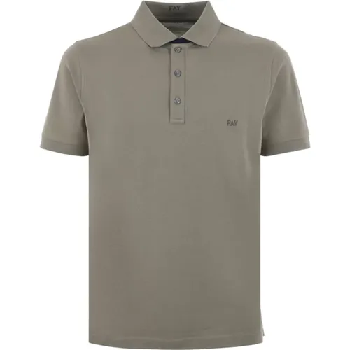 Polo Shirt Slim Fit , male, Sizes: L, M, XL - Fay - Modalova