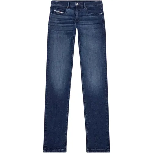 Dunkelblaue Slim Fit Jeans , Herren, Größe: W29 - Diesel - Modalova