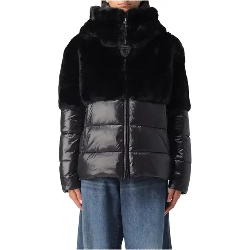 Schwarze Daunenjacke für Frauen , Damen, Größe: XS - Blauer - Modalova