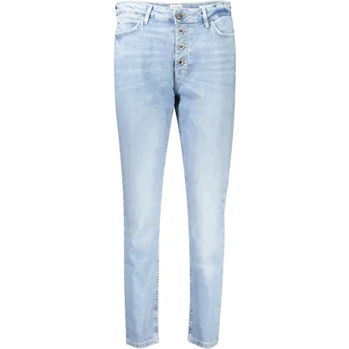 Blaue Skinny Denim Jeans mit Logo , Damen, Größe: W26 L29 - Guess - Modalova