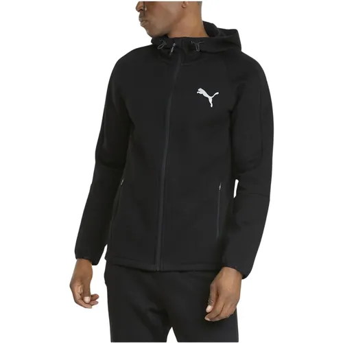 Herren Evostripe Full Zip Hoodie , Herren, Größe: L - Puma - Modalova