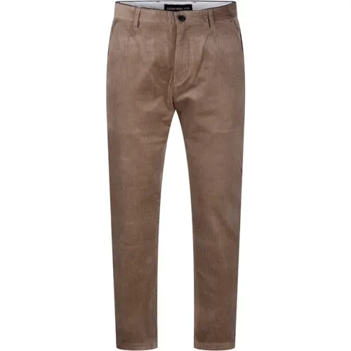 Chinos, male, , Size: W36 Chinos Crop Pants in Mastice - Department Five - Modalova