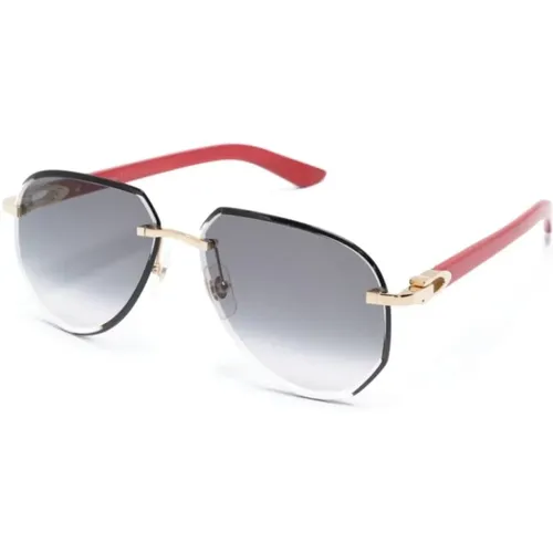 Ct0440S 003 Sunglasses , male, Sizes: 61 MM - Cartier - Modalova
