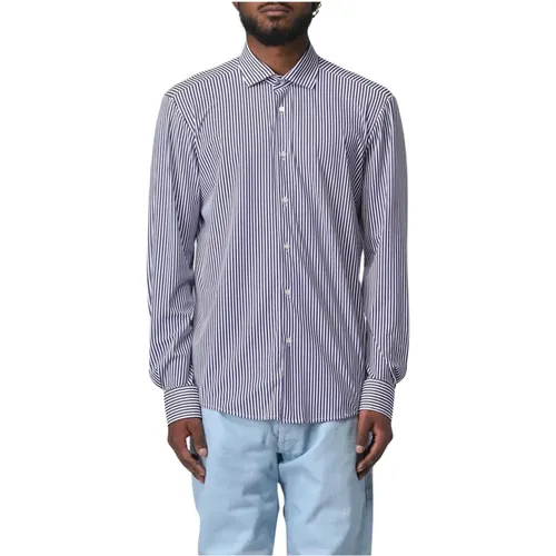 Casual Shirts, male, , Size: XL Classic Striped Long Sleeve Shirt - Brian Dales - Modalova