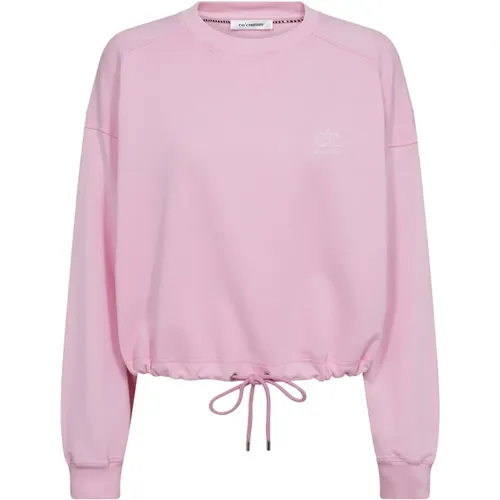 Bubblegum Crop Tie Sweatshirt - Co'Couture - Modalova