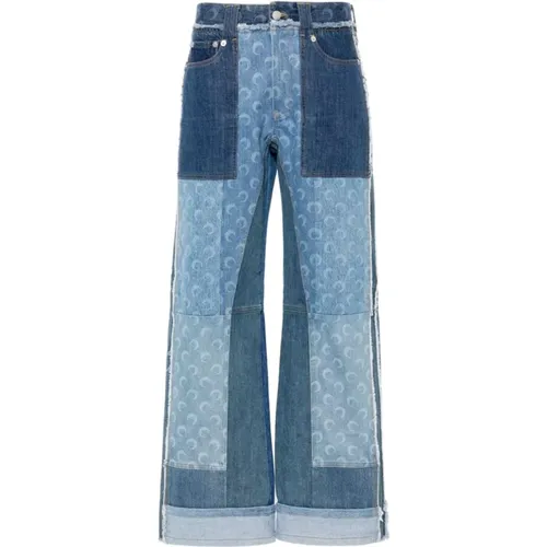 Blaue Jeans Marine Serre - Marine Serre - Modalova