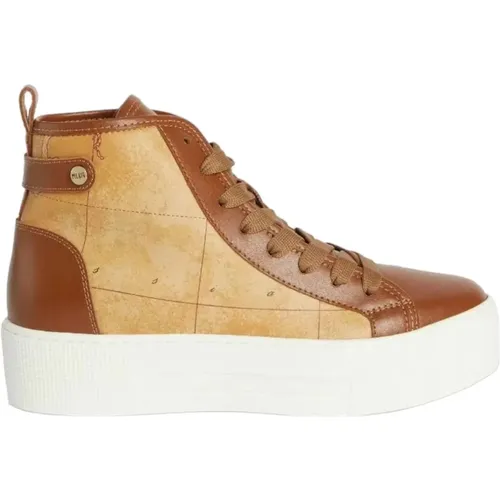 High Top Sneakers , female, Sizes: 4 UK, 6 UK, 2 UK, 5 UK - Alviero Martini 1a Classe - Modalova