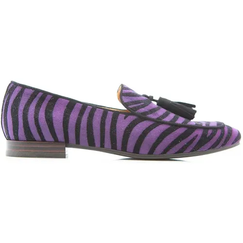 Zebra Viola Damenschuhe , Damen, Größe: 39 1/2 EU - Pedro Miralles - Modalova