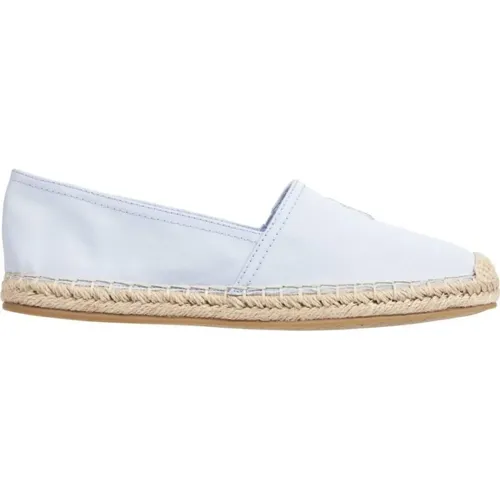 Blaue Bestickte Espadrilles Breezy Stil , Damen, Größe: 37 EU - Tommy Hilfiger - Modalova