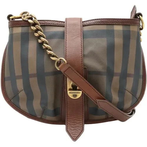 Pre-owned Canvas schultertasche - Burberry Vintage - Modalova