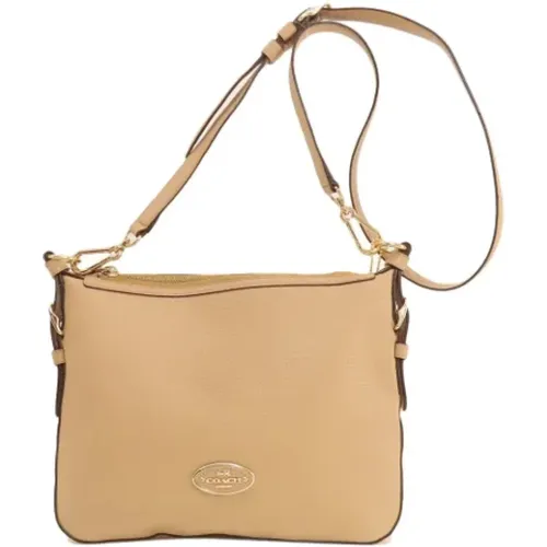 Pre-owned Cross Body Bags, female, , Size: ONE SIZE Pre-owned Leather shoulder-bags - Coach Pre-owned - Modalova