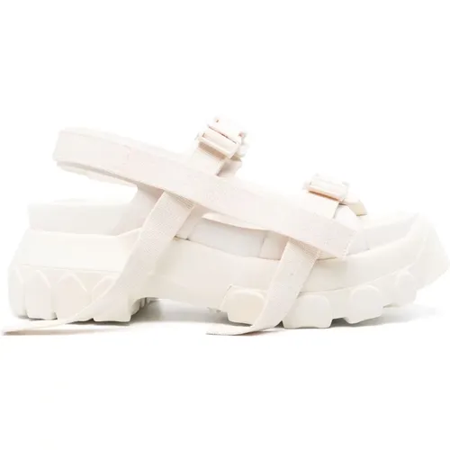 Weiße Leder Freizeit Offene Sandalen - Rick Owens - Modalova