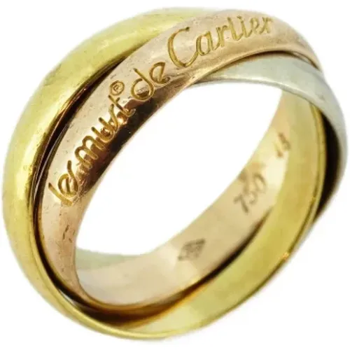 Pre-owned Jewellery, female, , Size: ONE SIZE Pre-owned Rose Gold rings - Cartier Vintage - Modalova