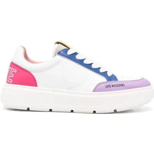 Sneakers, female, , Size: 6 US Colorful Sneakers - Love Moschino - Modalova