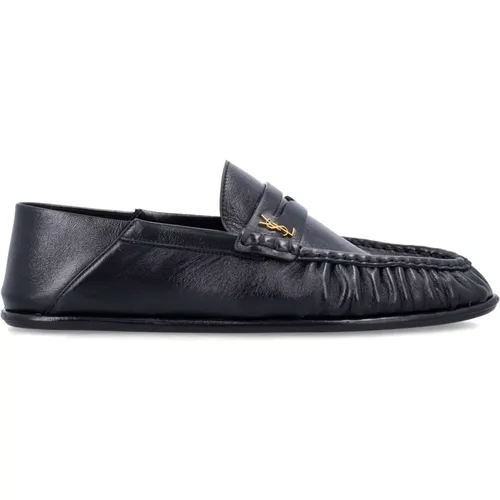 Loafer Penny Slippers Aw24 , male, Sizes: 7 UK, 10 UK, 8 UK, 9 UK - Saint Laurent - Modalova