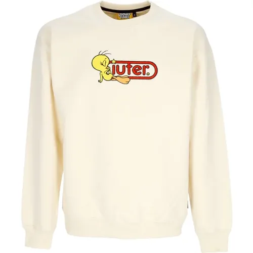 Niedlicher Leichter Crewneck Sweatshirt Looney Tunes , Herren, Größe: M - IUTER - Modalova