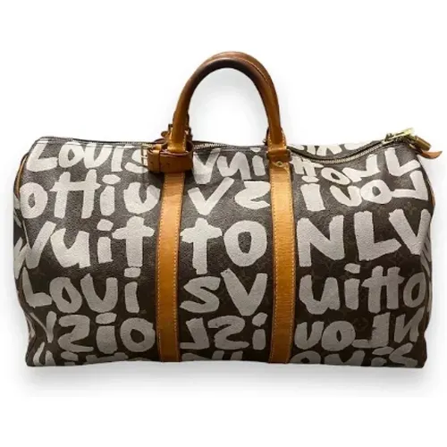 Limited Edition Graffiti Keepall 50 , female, Sizes: ONE SIZE - Louis Vuitton Vintage - Modalova