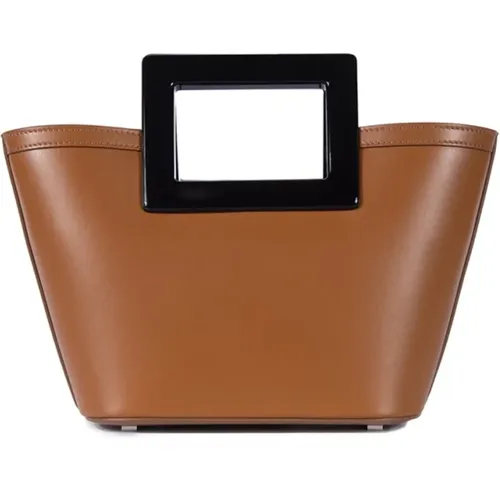 Riviera Caramel Leather Handbag , female, Sizes: ONE SIZE - Marina Raphael - Modalova