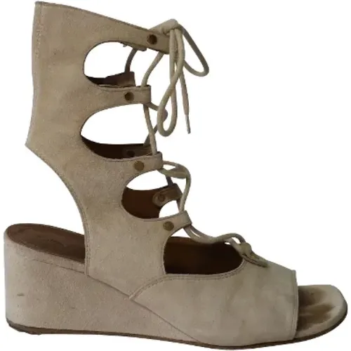 Pre-owned Suede sandals , female, Sizes: 6 UK - Chloé Pre-owned - Modalova