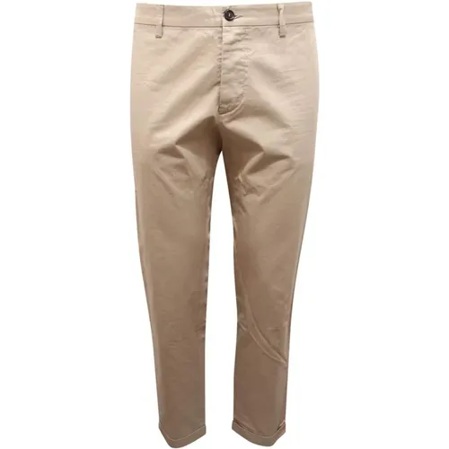Chinos, male, , Size: L Italian Made Stylish Pantalone Trousers - Dsquared2 - Modalova