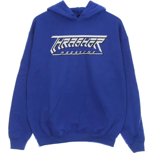 Hoodies, male, , Size: XL Royal Logo Hood Mens Hoodie - Thrasher - Modalova