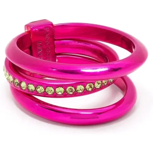 Hot Chrome Solar Ring , female, Sizes: 52 MM - Panconesi - Modalova