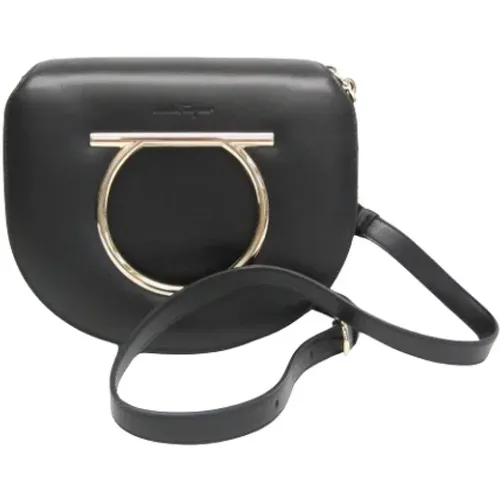 Pre-owned Cross Body Bags, female, , Size: ONE SIZE Pre-owned Leather shoulder-bags - Salvatore Ferragamo Pre-owned - Modalova