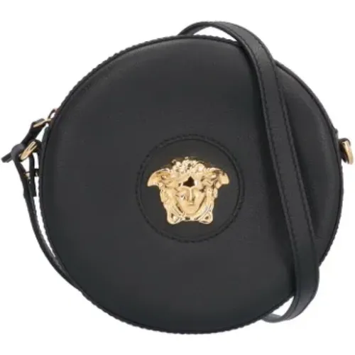 Pre-owned Cross Body Bags, female, , Size: ONE SIZE Pre-owned Leather shoulder-bags - Versace Pre-owned - Modalova