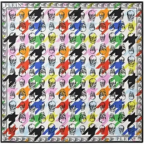 Pocket Scarves, unisex, , Size: ONE SIZE Scarf with All-Over Print - Philipp Plein - Modalova