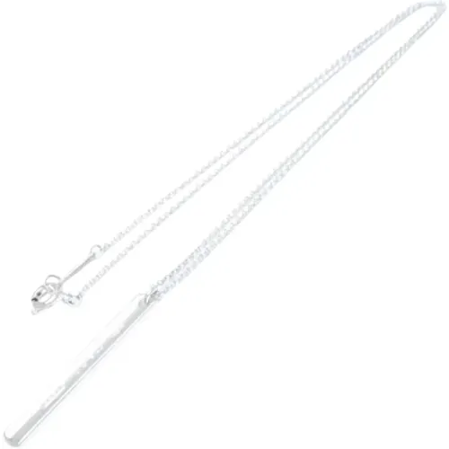 Pre-owned Jewellery, female, , Size: ONE SIZE Pre-owned Silver necklaces - Tiffany & Co. Pre-owned - Modalova