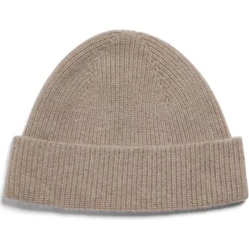 Cashmere Ribbed Knit Hat , male, Sizes: ONE SIZE - Ermenegildo Zegna - Modalova