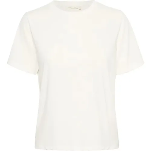 Classic White V-Neck Tee , female, Sizes: XL, S, XS - InWear - Modalova