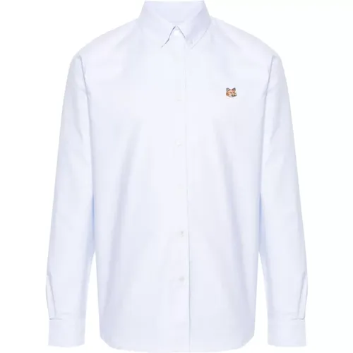 Fox Shirt , male, Sizes: L - Maison Kitsuné - Modalova