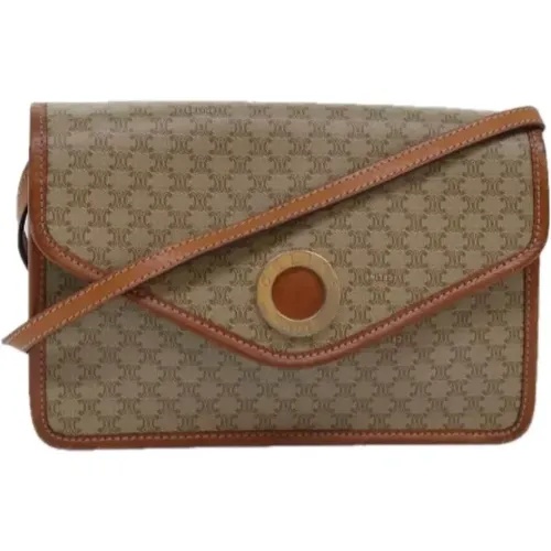 Pre-owned Cross Body Bags, female, , Size: ONE SIZE Pre-owned Canvas celine-bags - Celine Vintage - Modalova