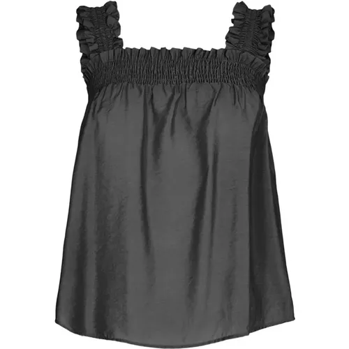 Gerüschtes Smock Strap Top , Damen, Größe: XL - Co'Couture - Modalova