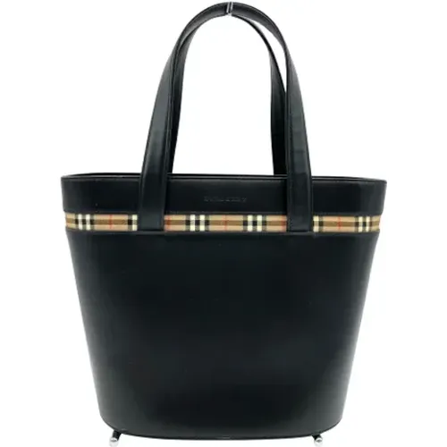 Pre-owned Tote Bags, female, , Size: ONE SIZE Pre-owned Leather totes - Burberry Vintage - Modalova