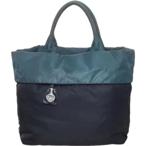 Pre-owned Tote Bags, female, , Size: ONE SIZE Pre-owned Canvas prada-bags - Prada Vintage - Modalova